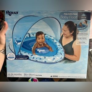 Aqua leisure adjustable seat grow with me baby float